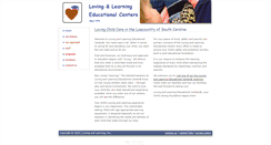 Desktop Screenshot of lovingandlearning.com